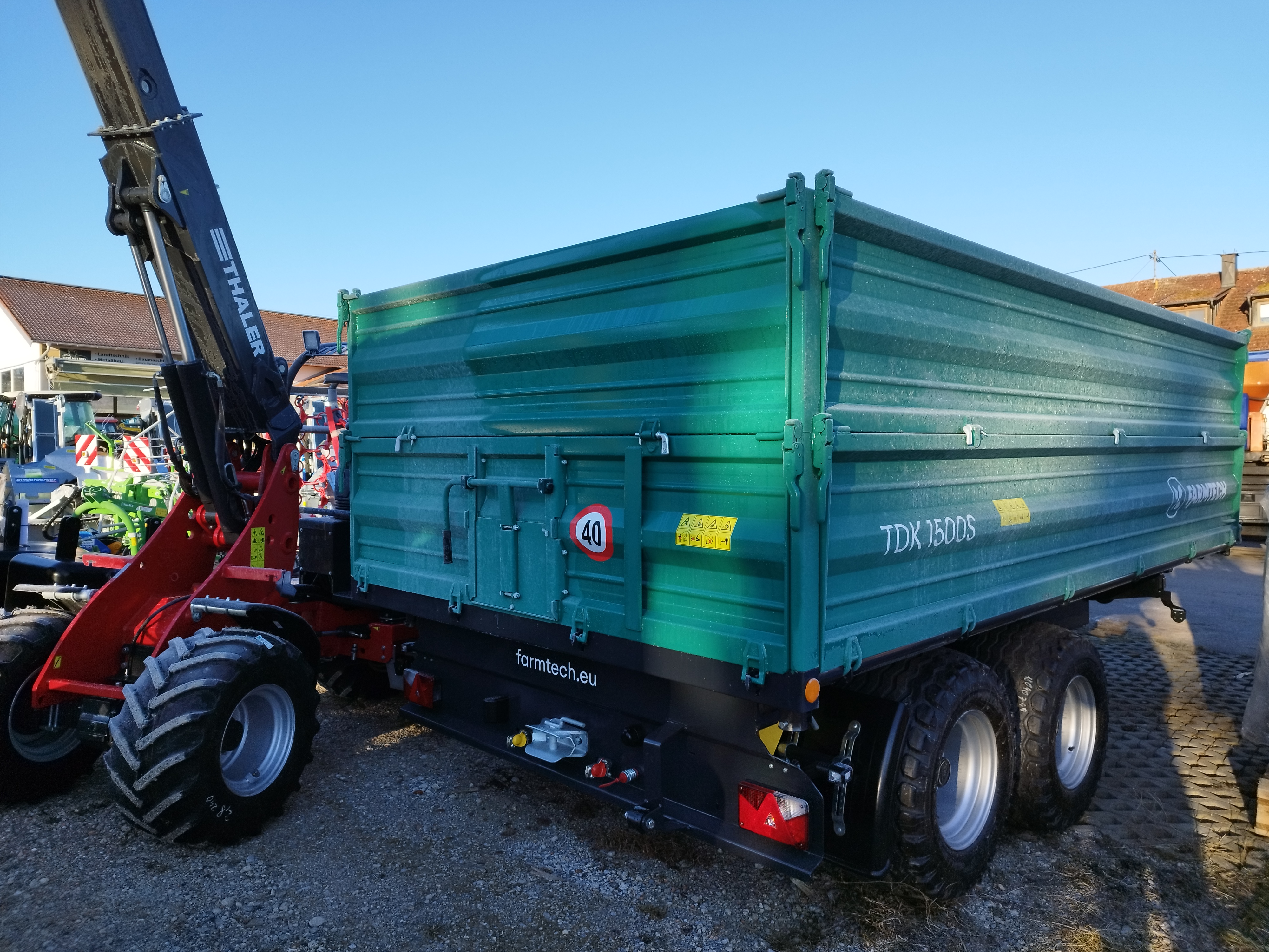 Tandem-Dreiseitenkipper TDK 1500S, Farmtech Tandem-Dreiseitenkipper TDK 1500S, Farmtech