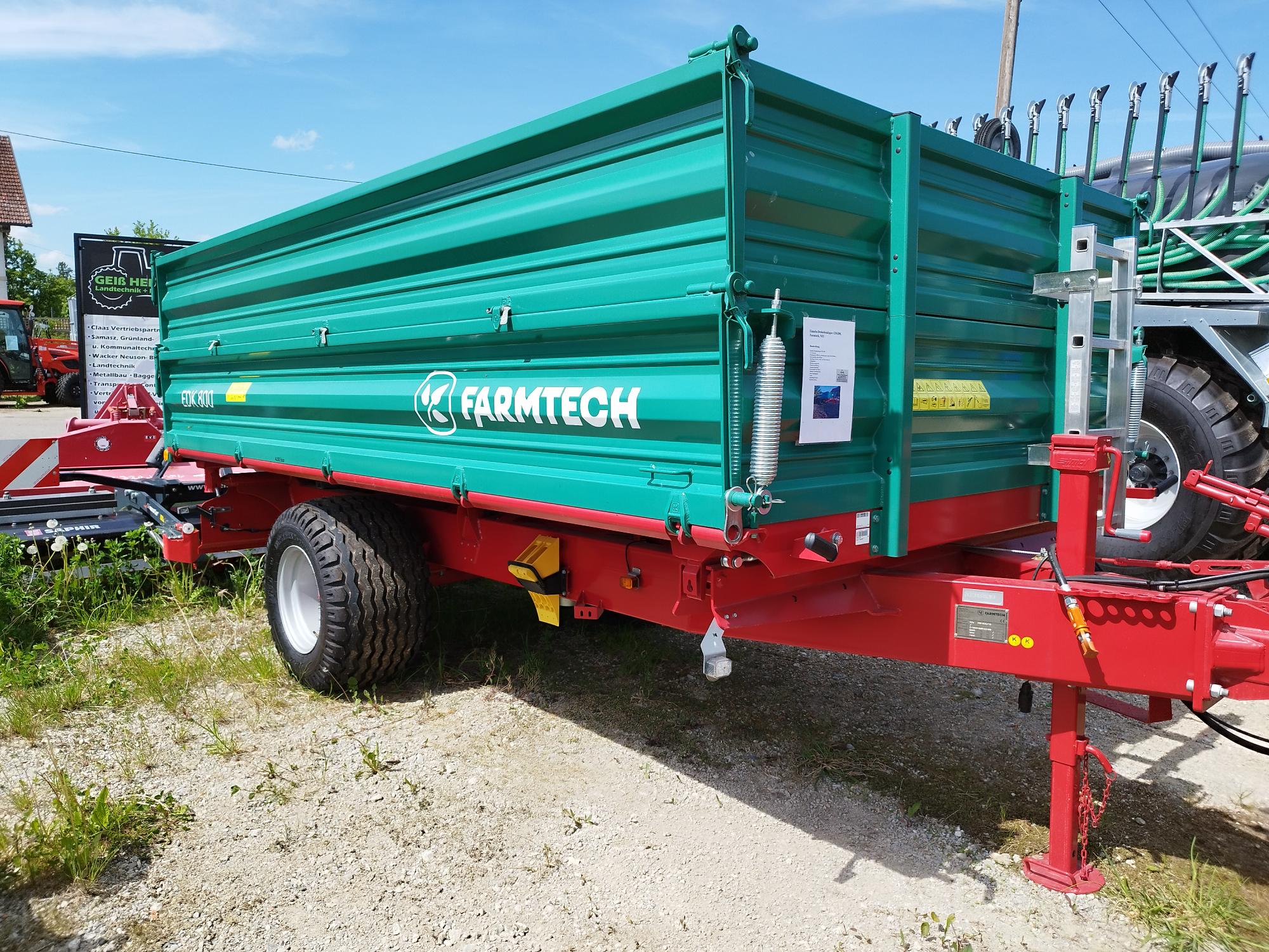 Einachs-Dreiseitenkipper EDK800