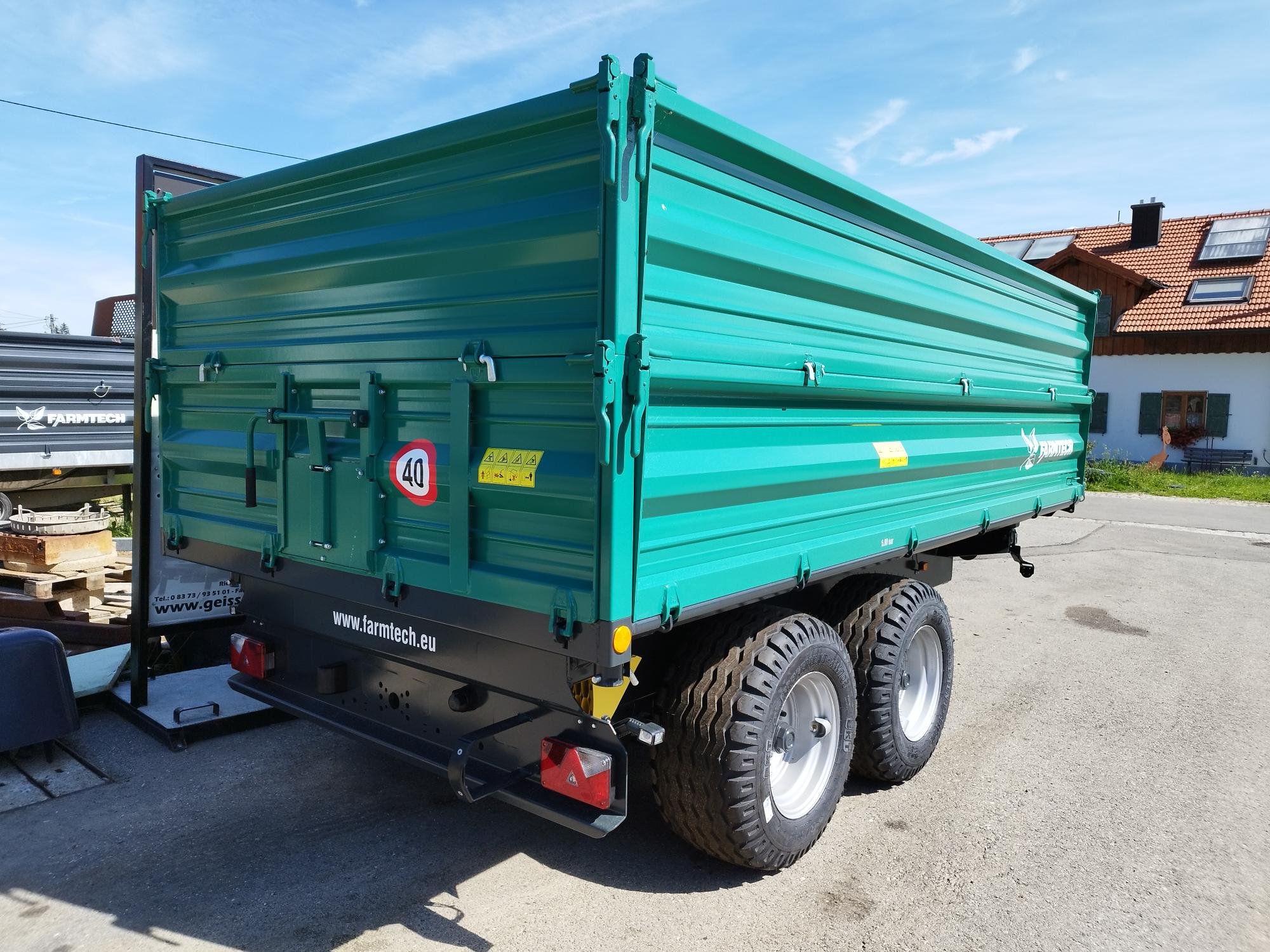 Tandem-Dreiseitenkipper TDK 1100 S, Farmtech