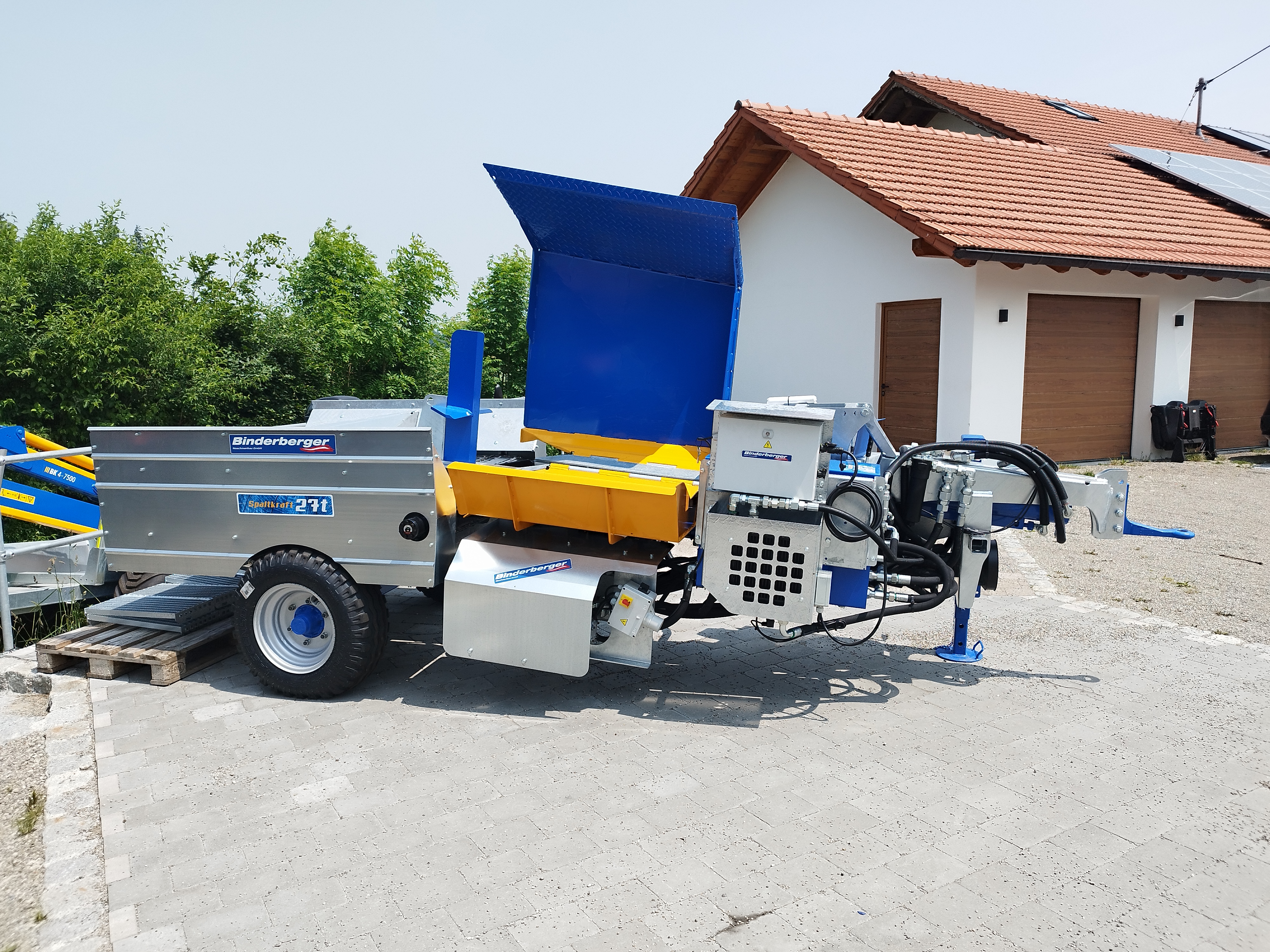 Liegendspalter 27 to GI27 EZ superspeed mit Transportband