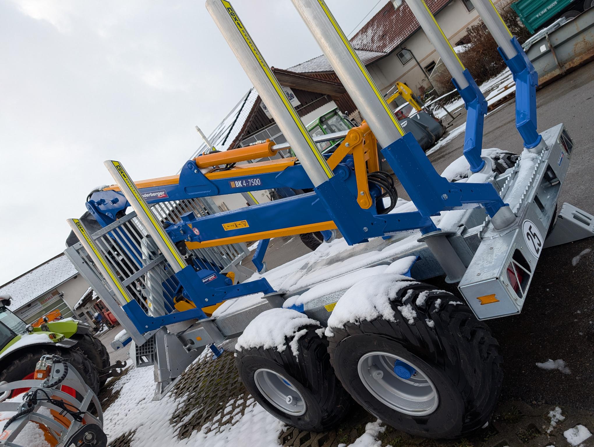 Rückewagen RW8 Alpin mit BK4-7500 