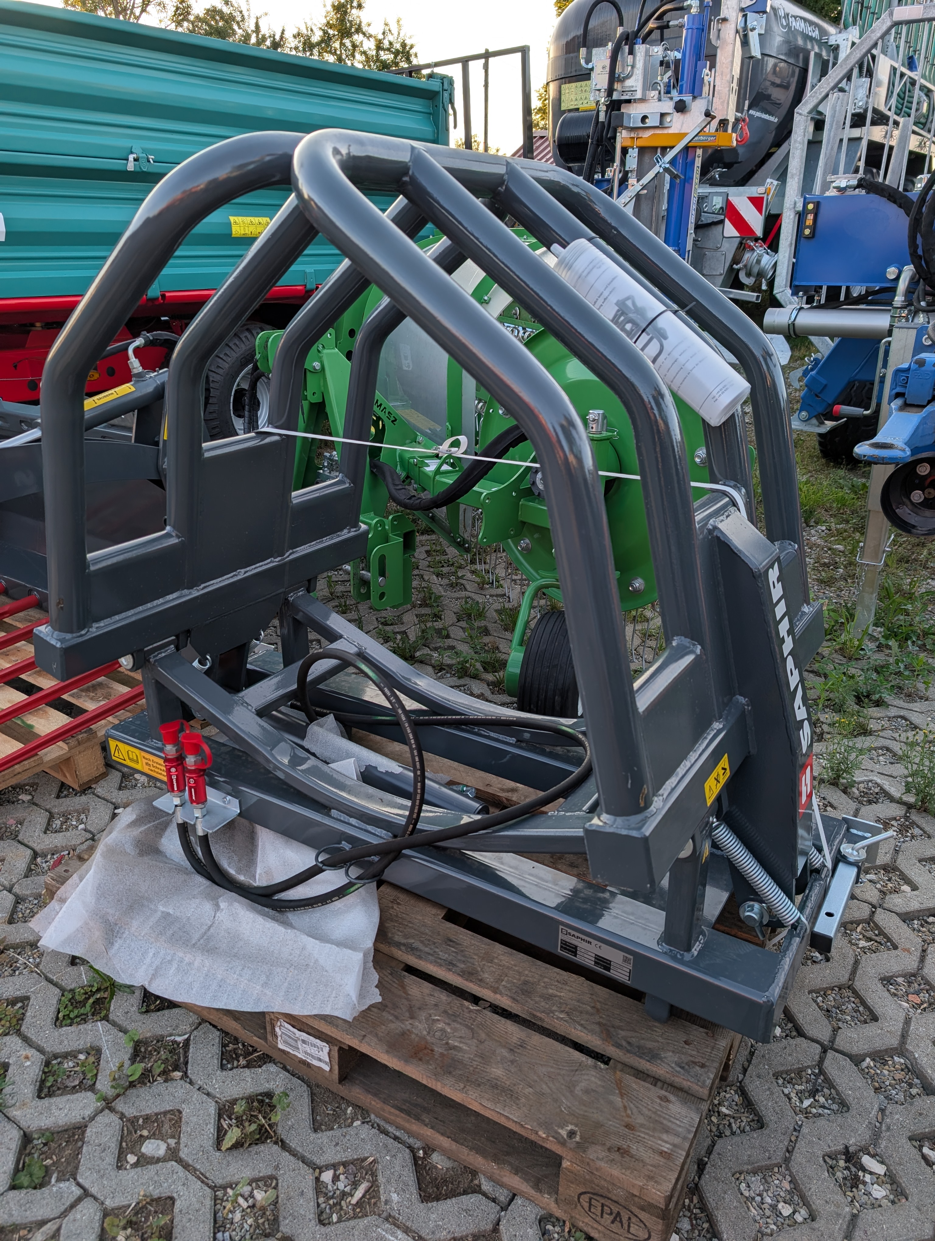FBZ Folienballenzange mit Euro-Schnellwechselaufnahme
