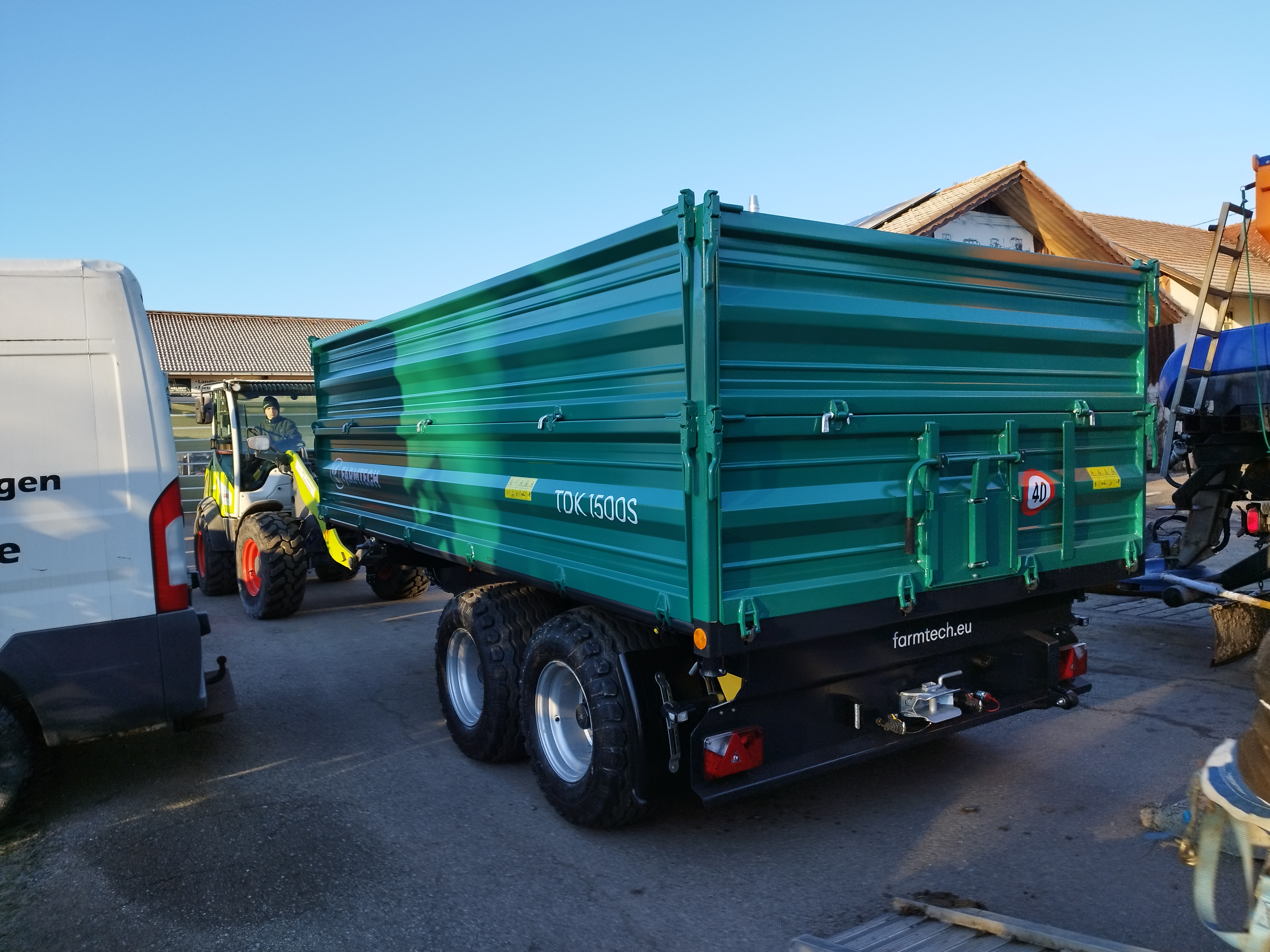 Tandem-Dreiseitenkipper TDK 1500S, Farmtech Tandem-Dreiseitenkipper TDK 1500S, Farmtech